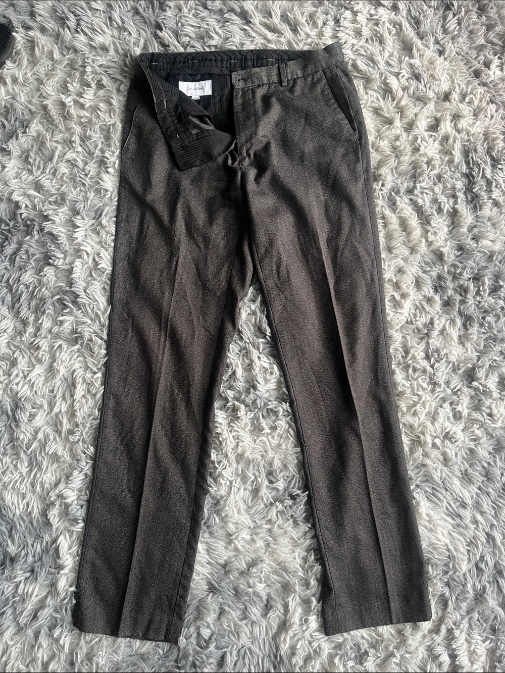 Calvin Klein Men's Dress Pants — Dark Gray